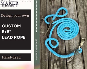 Corda da yacht appesantita su misura da 5/8" per cavalli