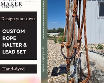 Set personalizzato di cavezza in corda e cima da yacht con zavorra