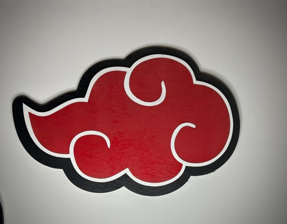 Naruto Cloud Symbol Naruto Akatsuki Cloud Neon Sign | LED $110.00