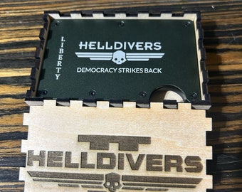 Helldivers wallet with case