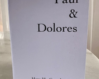 Mini Personal Zine Perzine “Paul and Dolores” Interview One Page Folded Zine Physical Copy