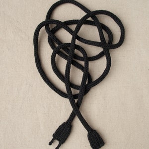 PATTERN Knitted Power Cord Digital Download Necklace Art Toy Geek Scarf Knitting image 3