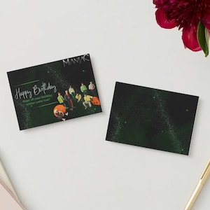maniac Inspired Stray Kids Birthday Card Printable Digital Product - Unique Design, Stylish Tribute, K-Pop Fan Gift