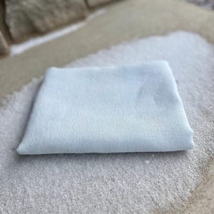 Snowbird Sky | Hand-dyed Linen | 32, 36, 40 Count | Soft Blue | Zweigart Base | 100% Linen | Cross Stitch Fabric | Count On Linens