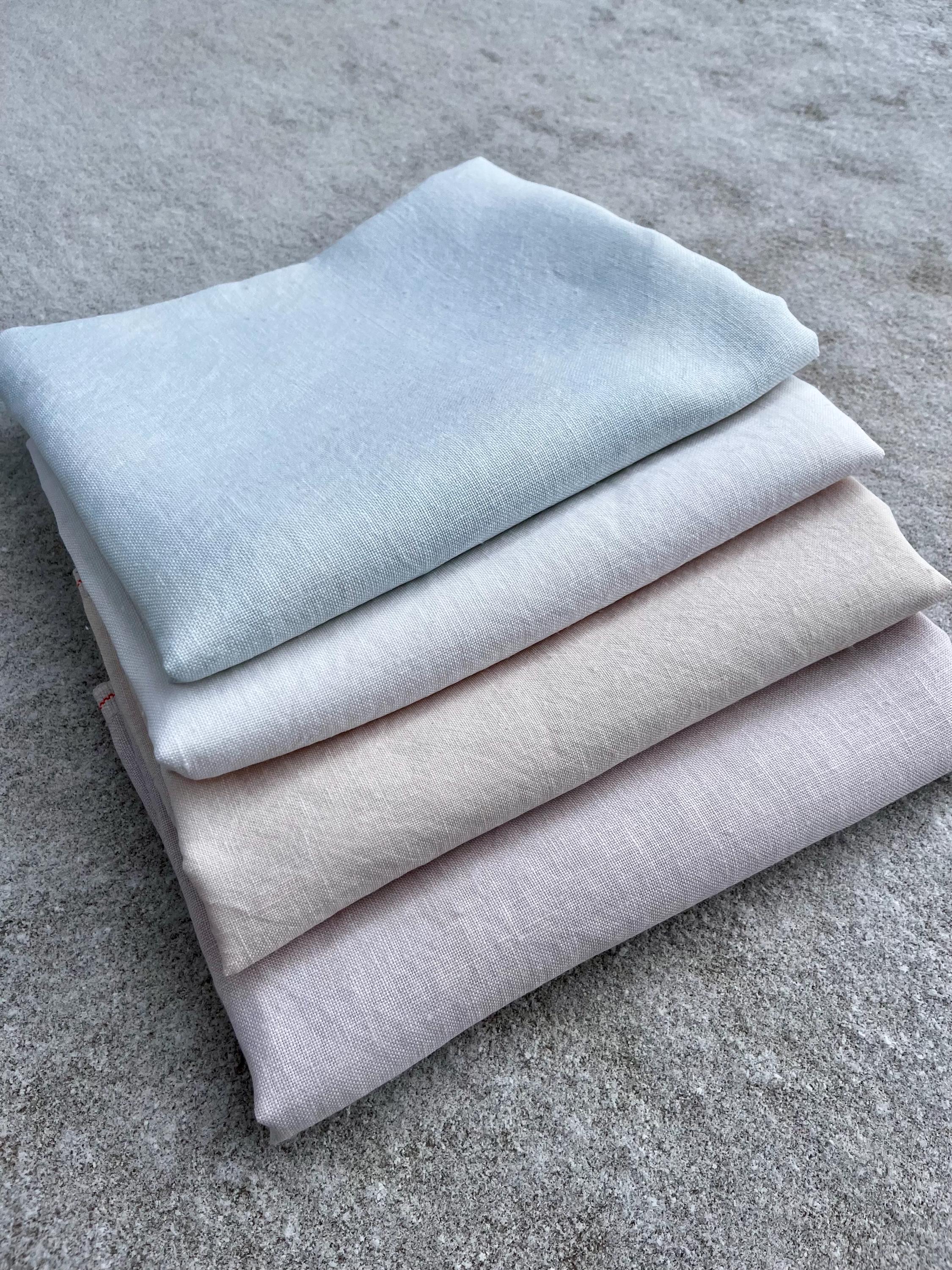 Snowbird Sky | Hand-dyed Linen | 32, 36, 40 Count | Soft Blue ...