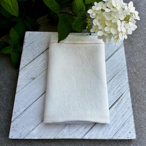 Sego Lily | Hand-dyed Linen | 32, 36, 40 Count | Creamy Lemon Lime Linen | Zweigart Base | 100% Linen | Cross Stitch Fabric