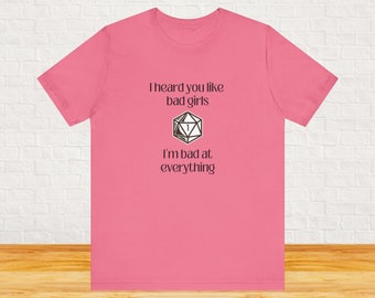 D20 Natural 1 Funny Graphic Tee Dungeons and Dragons Shirts for Her