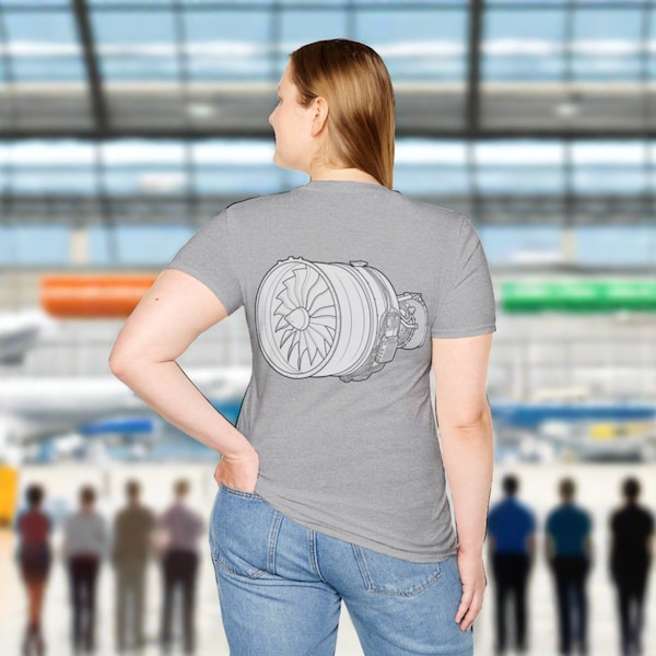 AVIATION GE9X Shirt. jet engine. gift for pilots. planes. turbo fan.