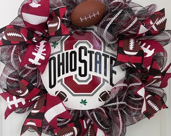 Ohio State University OSU Wreath standard size