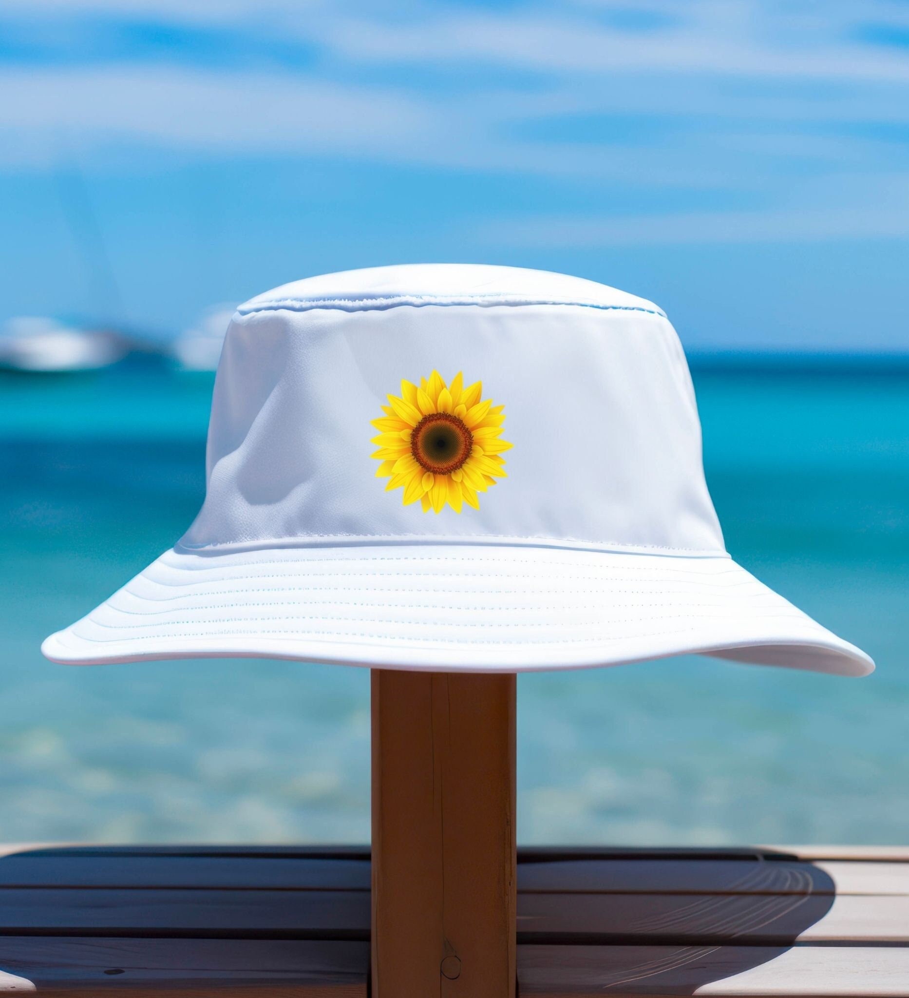 90's Sunflower Hat - Etsy