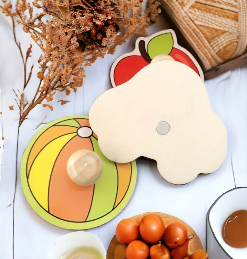 Casse-tête Montessori 3D en bois pour enfants et bébés Casse-tête cognitif de fruits pour l'éducation de la petite enfance Jouets Cadeaux parfaits pour les tout-petits Livraison gratuite image 4