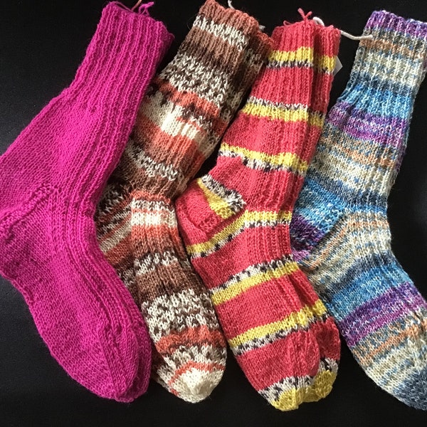 handgestrickte Socken