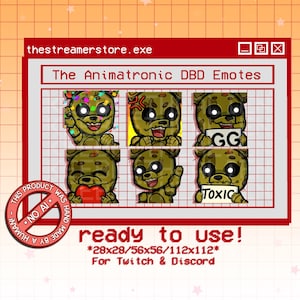 The Animatronic - Dead by Daylight Emotes  / DBD /Twitch/Discord