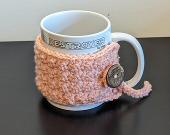 Handmade Crochet Mug Wrap - Cozy and Stylish Coffee Tea Hugger