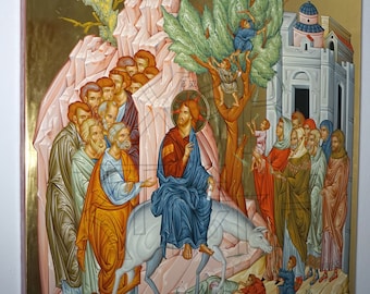 The entry into Jerusalem - (Palm Sunday)