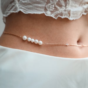 Belly chain, chaînes de taille, chaînes de taille pour l'été, chaînes de taille en imperméable image 1