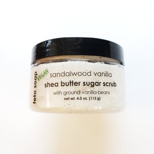 Sandalwood Vanilla Sugar Scrub image 1