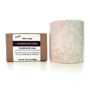 Sandalwood Vanilla Shea Butter Soap image 1