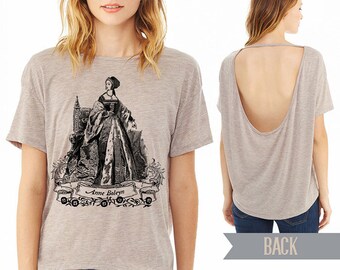 Anne Boleyn Alternative pony open back t-shirt - SALE