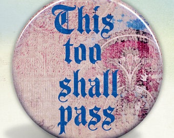 This Too Shall Pass pocket mirror tartx