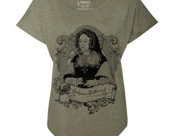 Catherine of Aragon Tri-Blend Dolman T-Shirt  XS-3XL