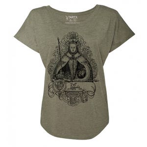 Elizabeth Shirt Tri-Blend Wide Neck Dolman T-Shirt discontinued colors sale image 4
