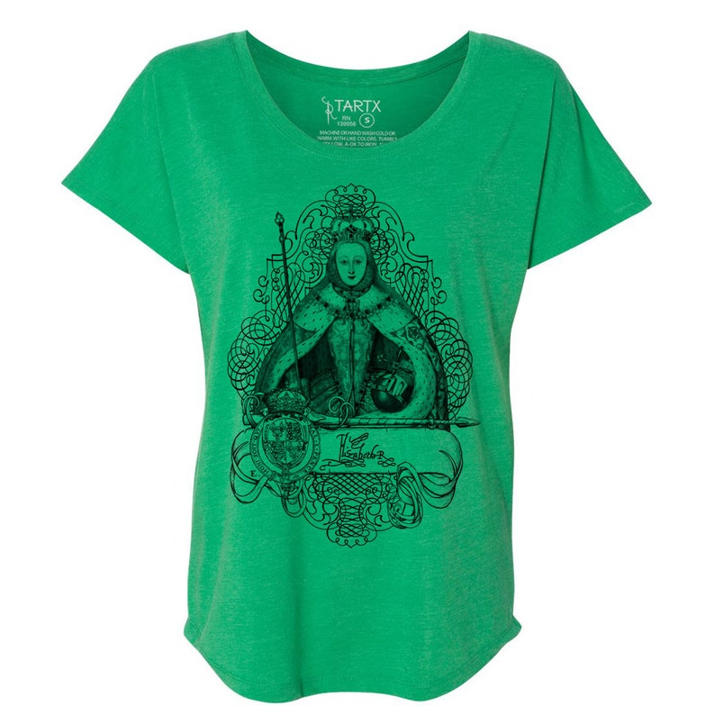 Elizabeth Shirt Tri-Blend Wide Neck Dolman T-Shirt discontinued colors sale image 3