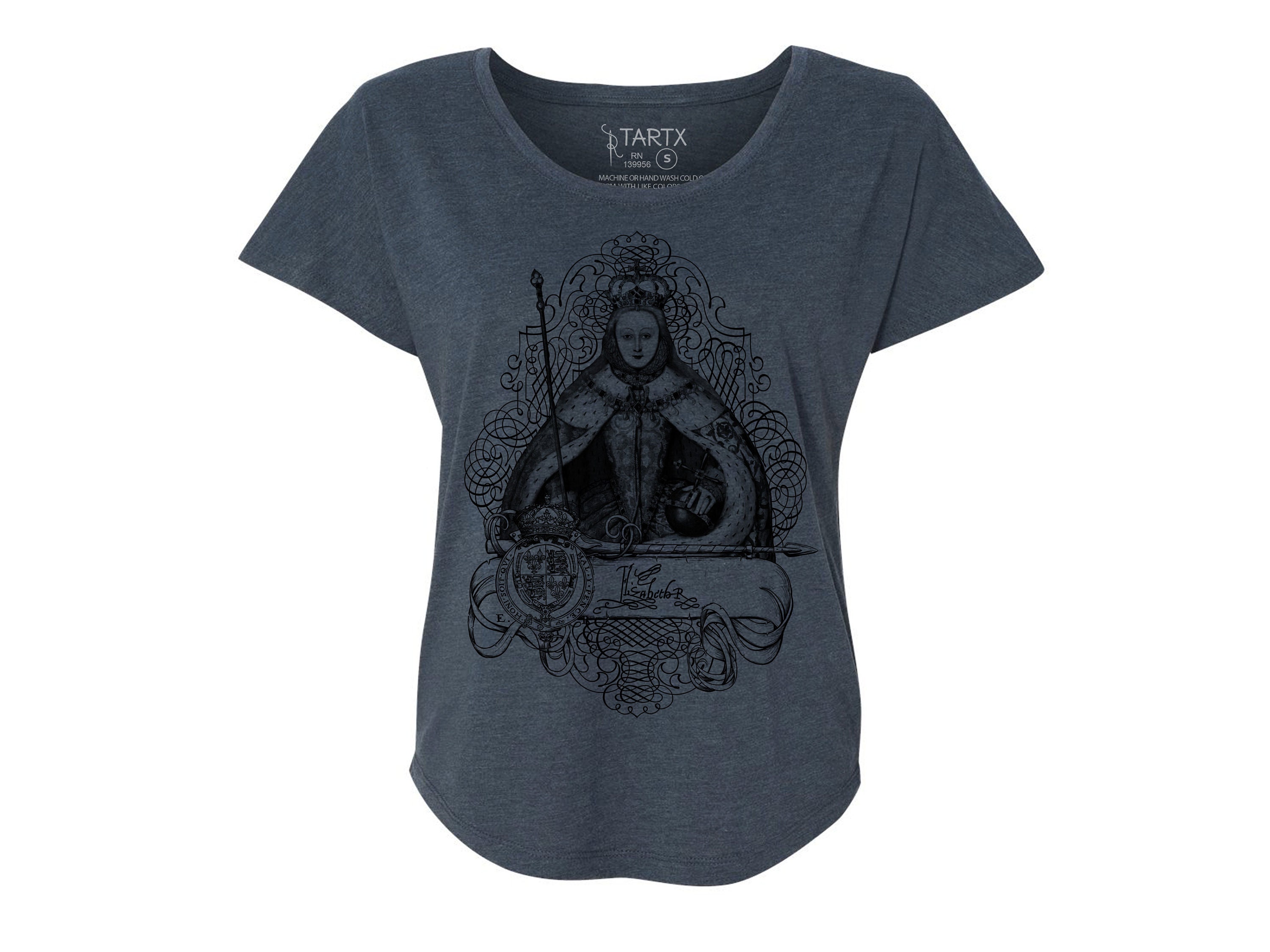 Elizabeth Tri-blend Wide Neck Dolman T-shirt XS-3XL - Etsy