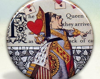 The Queen of Hearts pocket mirror tartx