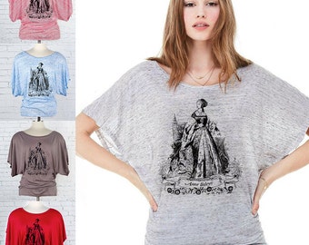 Anne Boleyn Flowy Dolman Tee - SALE