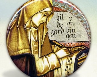 St. Hildegard of Bingen Modern Icon 5x7 Print - Etsy