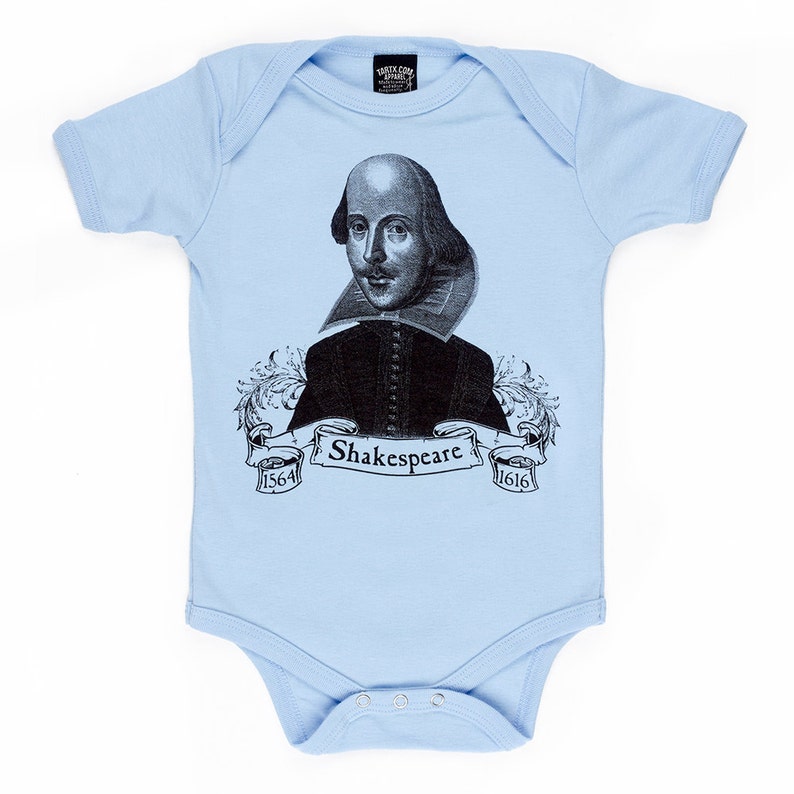 Shakespeare organic baby infant one piece image 1
