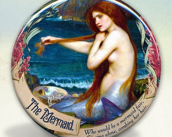 A Mermaid Fair pocket mirror tartx