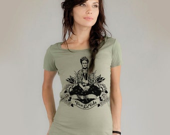 Frida Viva La Vida Organic Scoop Neck T-Shirt