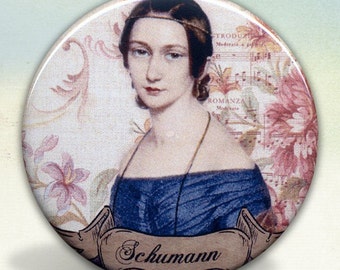 Clara Schumann Pocket Mirror