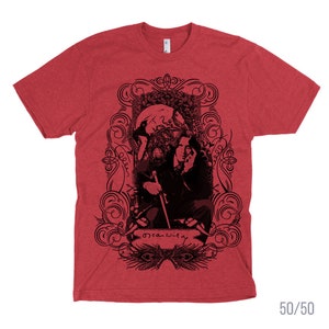 Oscar Wilde Men / Unisex T-shirt XS-3XL 50/50 and 100% Cotton Heather Red