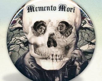 Memento Mori l ' Amour De Pierrot Tasche Spiegel tartx