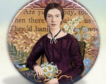 Emily Dickinson Pocket Mirror