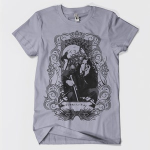 Oscar Wilde Men / Unisex T-shirt XS-3XL 50/50 and 100% Cotton Slate Grey