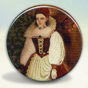 Countess Elizabeth Bathory pocket mirror tartx