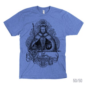 Queen Elizabeth I in Coronation Robes Mens / Unisex T-shirt XS-3XL 50/50 and 100% Cotton