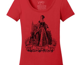 Anne Boleyn Perfect Weight Scoop T-Shirt Small and 3XL