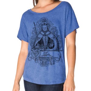 Elizabeth Shirt Tri-Blend Wide Neck Dolman T-Shirt discontinued colors sale image 2