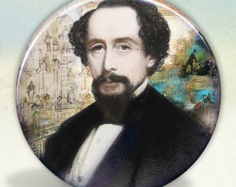 Charles Dickens Pocket Mirror