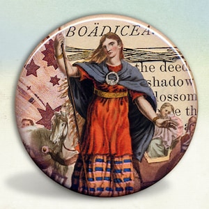 Warrior Queen Boudica Boadicea Pocket Mirror
