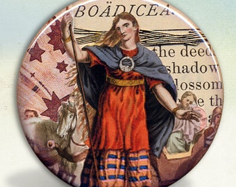 Warrior Queen Boudica Boadicea Pocket Mirror