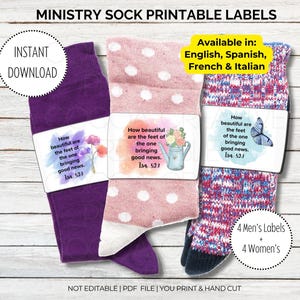 JW Ministry Sock Labels | JW Pioneer Gifts image 2