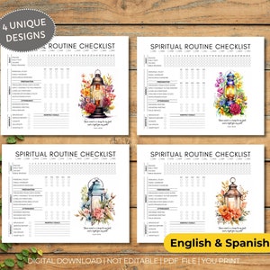 JW Spiritual Routine Checklist | JW Organizer | JW Printables ...