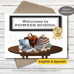 JW Pioneer School Card | Pioniersschool | Pionierscadeaus | Digitale download | JW-afdrukbare items | JW Pioneer School 2025 | Pioneer-bedankkaart