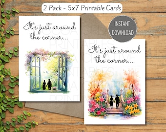 JW Sympathy Cards 2 Pack | Encouragement, Hope (Printable)